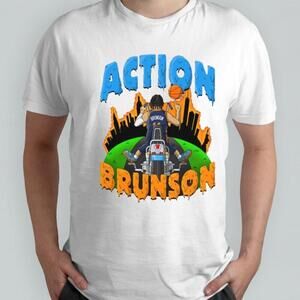Jalen Brunson New York Knicks Nba Basketball Graphic Shirt 81